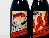 Babushka Wine Label Design
