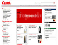 Pentel of America eCommerce Website (IDEA)