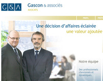 Site Web // Gascon & Associés
