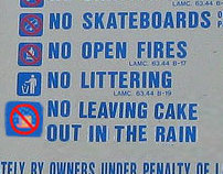 MacArthur Park ---Rules and Regs.