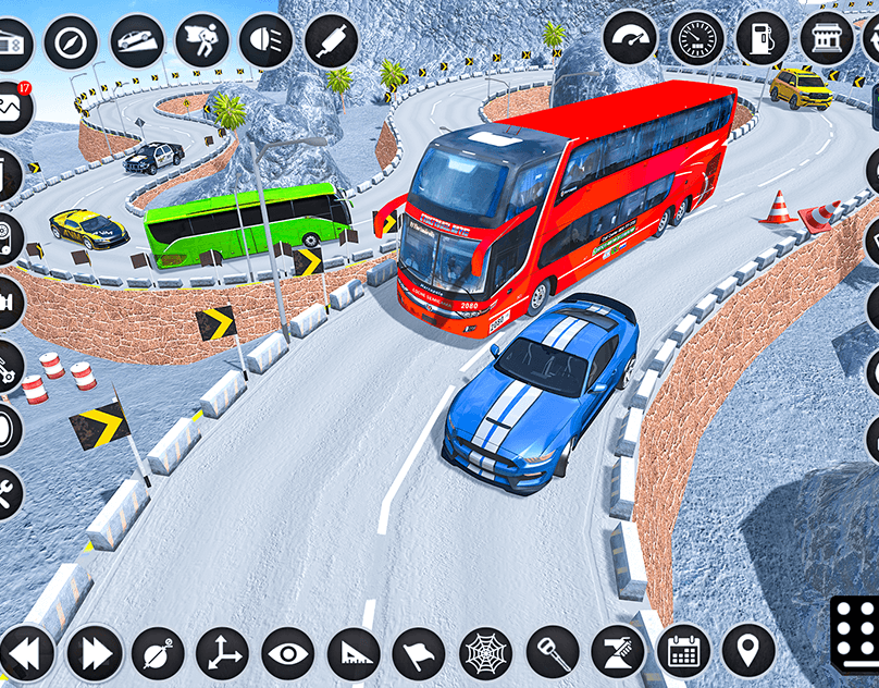 4 screenshots 1 Icon . Snow Bus Simulator. 