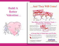 Mike & Ike direct mail promotion for Valentine's Day