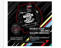 Casio Shock the World, 2010 @ Galleria Meravigli (MI)