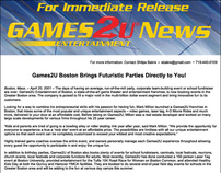Games2U Entertainment Press Release