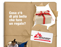 Advertising campaign for Medici Senza Frontiere