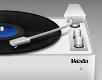 Vinyl Disk Player Icon