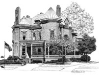 Fort McPherson Pen and Ink Drawings
