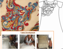 Kalamkari (Hand painted fabrics with Natural dye)