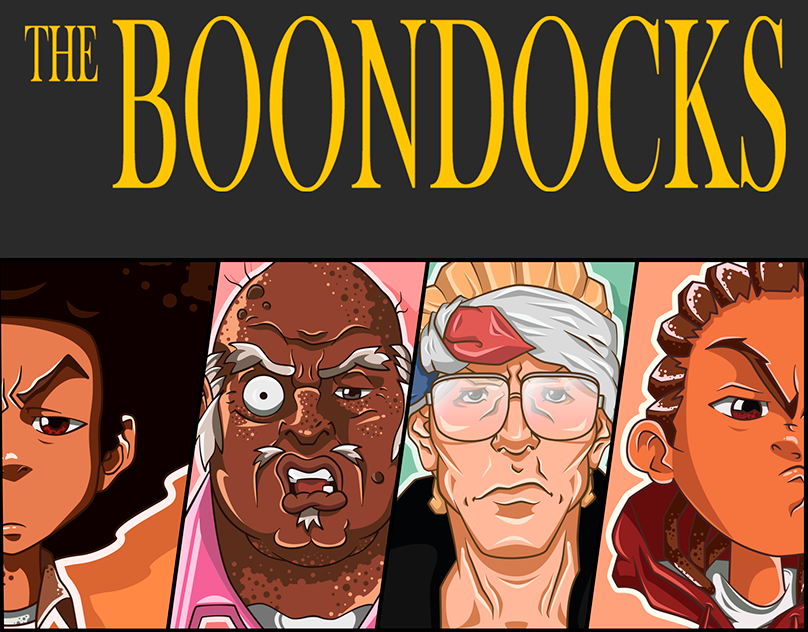 "The Boondocks" sticker pack.