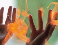 VFX design, Hands in flames