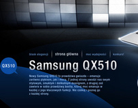 Samsung QX510 site & campaign