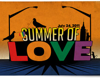 Design - Summer of Love (NYC Gay Marriage collateral)