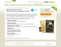 Ancestry.com - Landing Pages, European Markets