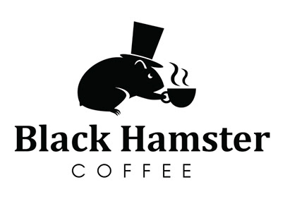 Black Hamster Coffee Identity.