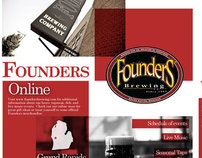 Founders Brewing Co. Fold Brochure (Student Work)
