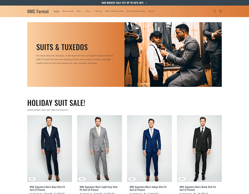 Design a Clothing Shopify ecommerce website on premium theme