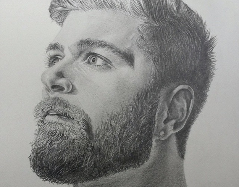 Portrait Pencil Drawing.