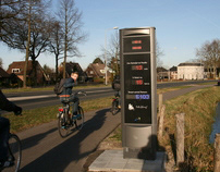 Fietsentellers langs rijksweg Deventer-Apeldoorn