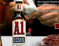 A1 Steak Sauce Site Design