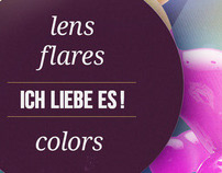 LENSFLARES & COLORS | Poster