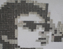 Bob Dylan Pixel Collage