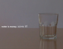 water is money. save it!