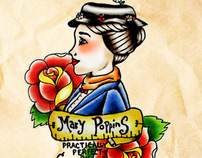 Mary Poppins by:Alxbngala