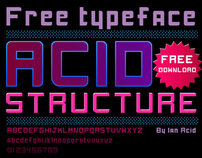 Free font Acid Stucture