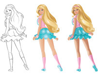 Certified Barbie illustrator