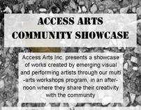 Access Arts Showcase Flyers