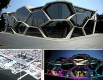 Conceptual Building in Park Boulevard, Azerbaijan Baku