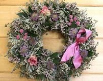 Breast Cancer Awareness Wreath