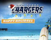 San Diego Chargers Holiday Media Blast
