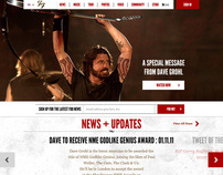 Foo Fighters.com Redesign