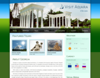Web Page for travel agency Visit Adjara