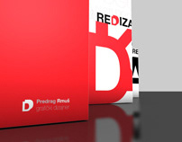 REDDIZAJNA branding for new graphic design studio