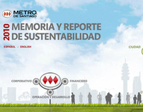 Metro "Memoria y Reporte de Sustentabilidad 2010