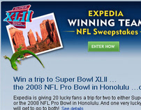Expedia and NFL Co-Branded Partnership.