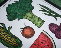 Vegetables by Season: Illustrated Calendar