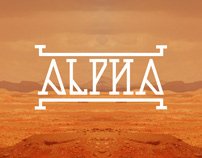 Alpha typeface