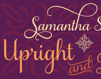 Samantha Script - Upright & Italic Typeface