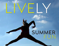 Lively Magazine Cover Concept & Logo