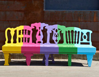 lolipop bench (estrorama park)
