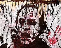Bloody Bub Stencil Frame