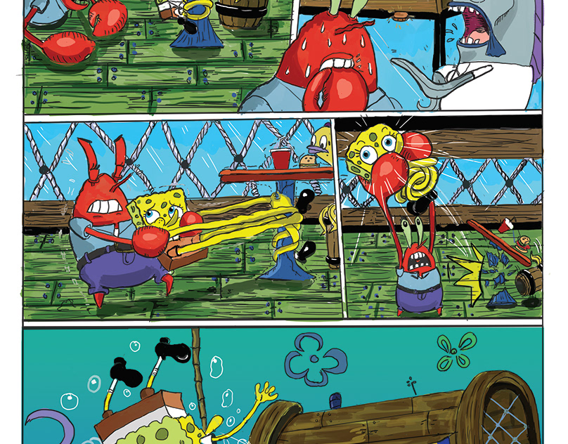 Mr. Krabs is told by an inspector that he has to give Spongebob a day off o...