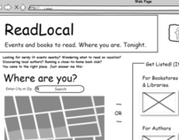 ReadLocal concept/wireframe