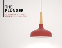 The Plunger Lamp by SAYS WHO