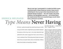 Article Layout Design