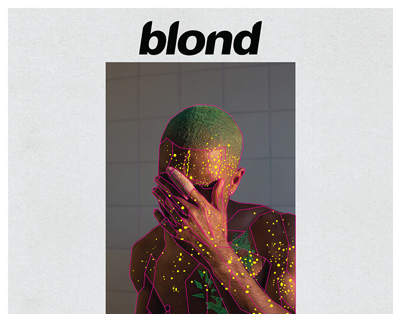 Illustrated Album cover Frank Ocean - Blonde.