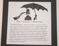 Edward Gorey Inspired Valentines